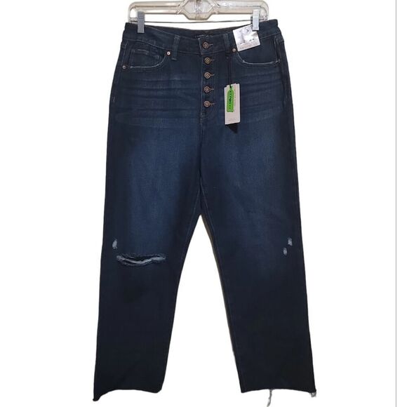 Sincerely Jules Blue Denim Distress Women's Jeans Sz 9/29 - Picture 1 of 8